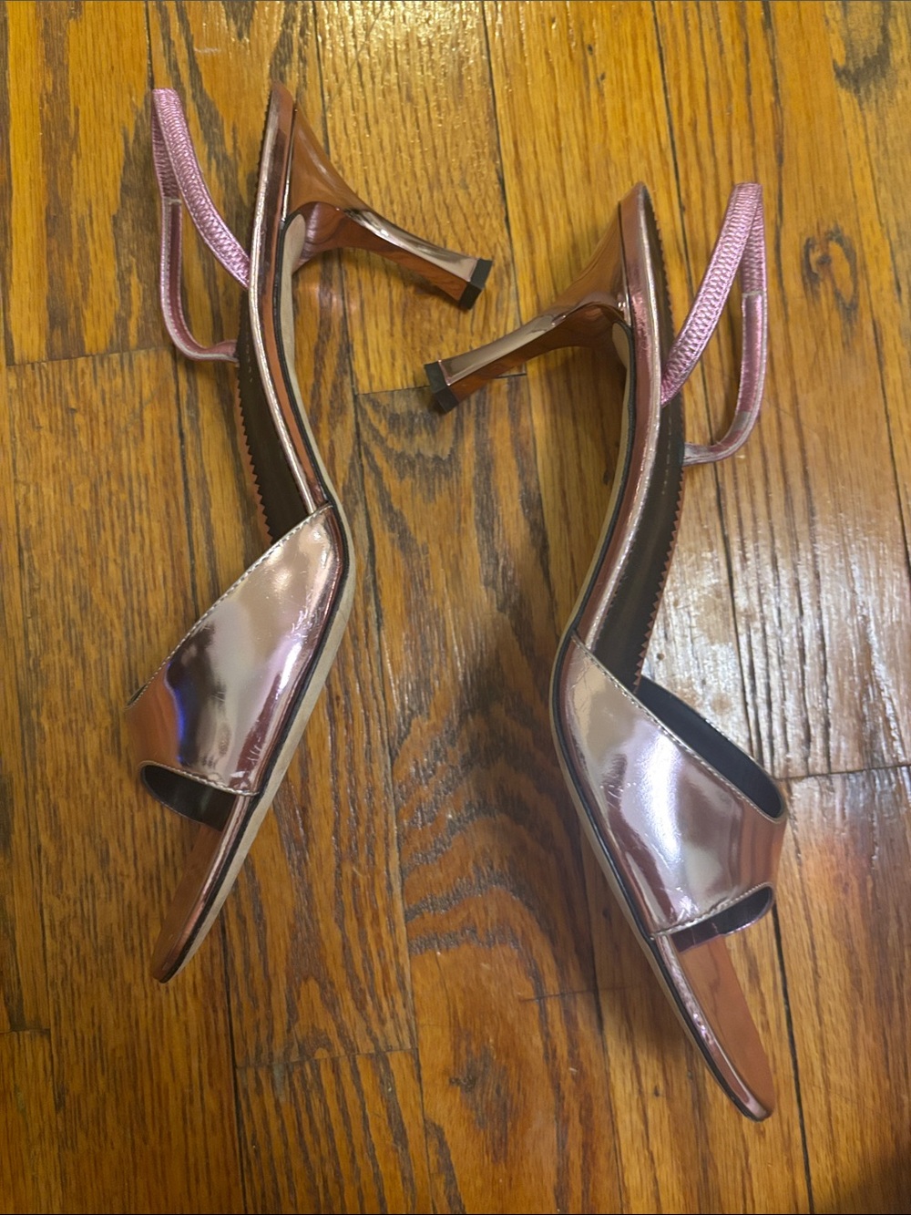 Guiseppe Zanotti Metallic Pink Heels Size 41 - Picture 4 of 6